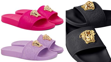 real vs fake versace slides|versace shoes real or fake.